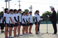 女子第３位　表彰式