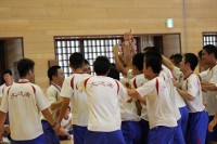 優勝が決まった瞬間