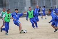 試合の様子　男子サッカー