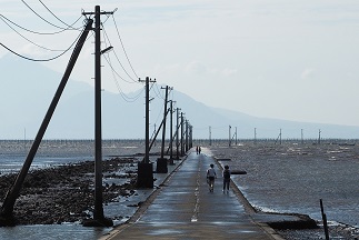 長部田海床路 